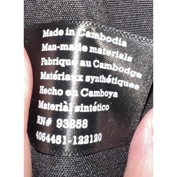 Nanette Lepore Womens Quilted Satin Black Tote Shoulder Bag Lightweight Preowned - Picture 7 of 11